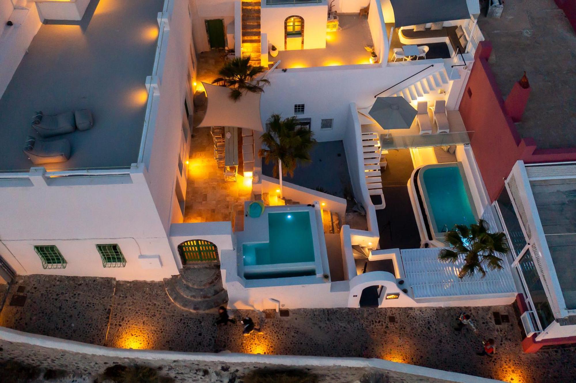 Opera Mansion Santorini Villa Fira  Ngoại thất bức ảnh